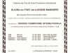 Grand International Champion Title of Eli-Ora du Fort de la Bosse Marnier